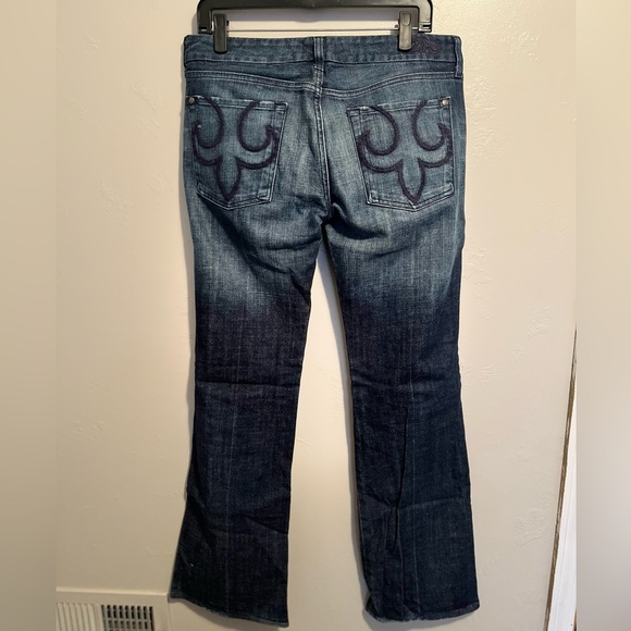 Deluxe Premium Denim Blue Jeans by Express - Picture 11 of 15